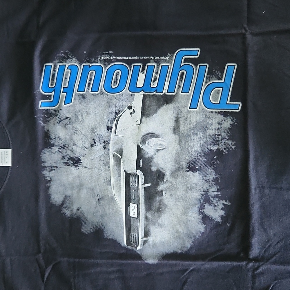 New Plymouth Cuda Black Tshirt